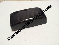 Mazda 3 Real Carbon Fiber Carbon Kevlar Hybrid Center Console Armrest Lid Cover