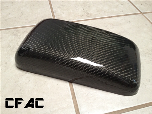 Tailgate Liftgate Handle Trim Strip For 2005-2010 Scion TC - Carbon Fiber Look, Painted Finish