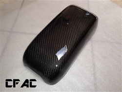 98 - 02 Mazda 626 Real Carbon Fiber Carbon Kevlar Hybrid Center Console Armrest Lid Cover